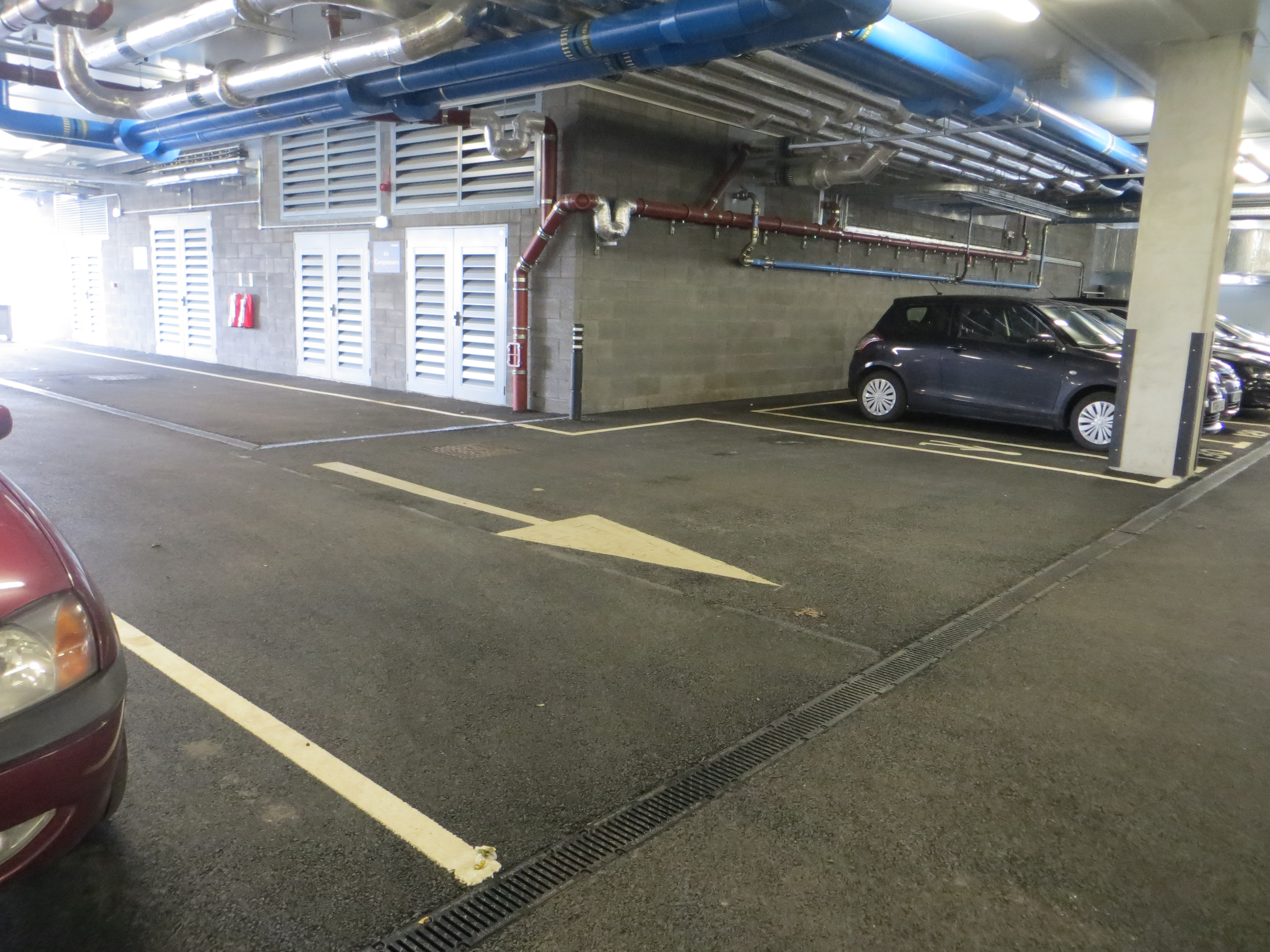 Drainage Of Large Car Park In Leeds England